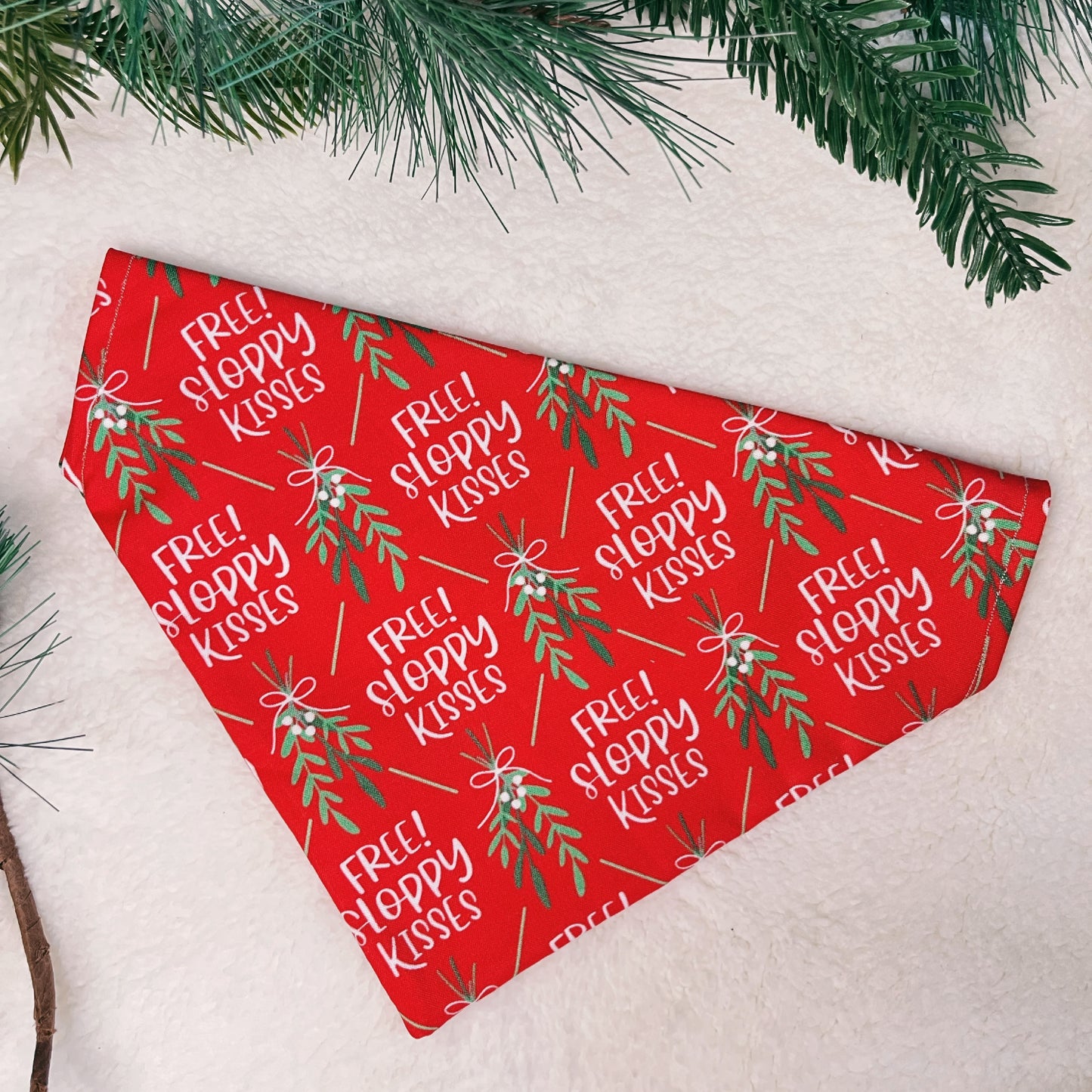 Free Sloppy Kisses - Pet Bandana