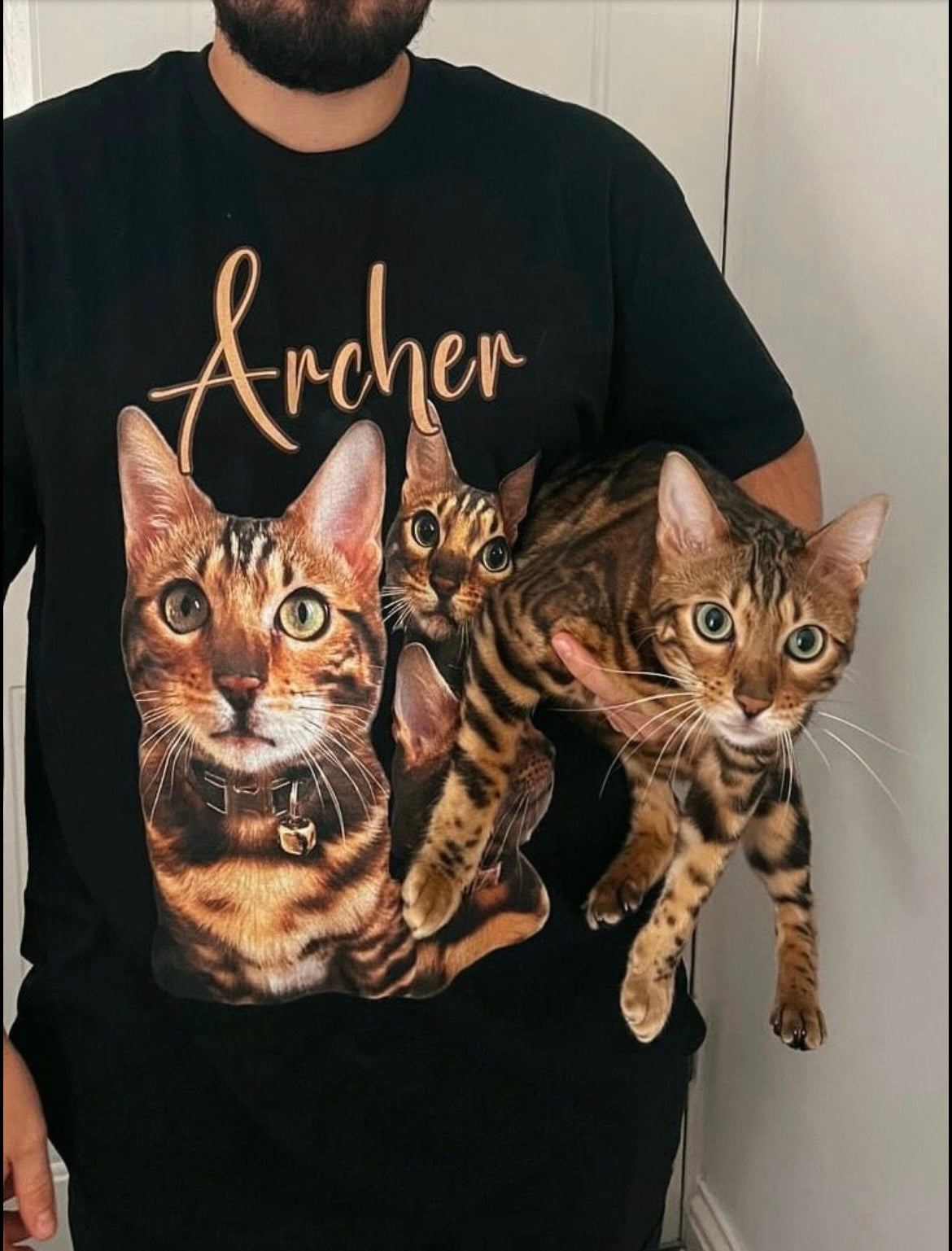 Vintage Style Pet Tee - personalised (2-4 week turnaround)