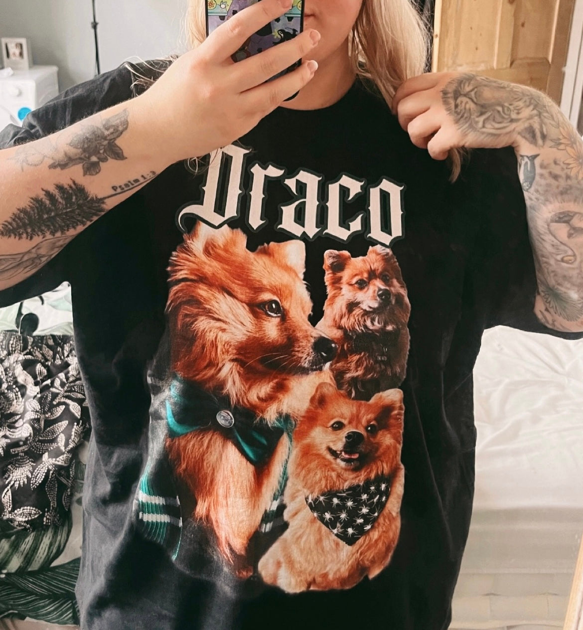 Vintage Style Pet Tee - personalised (2-4 week turnaround)