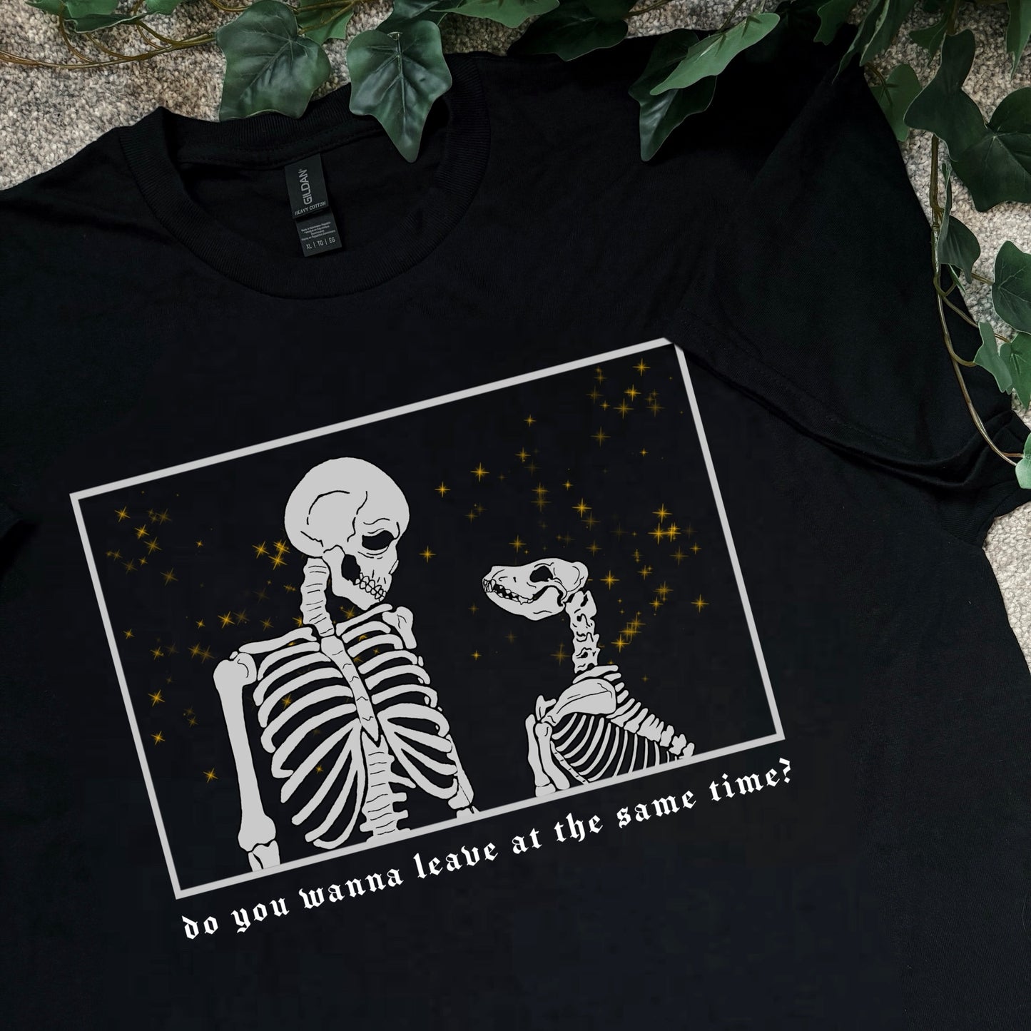 THE 1975 - Skeleton Dog - ‘Leave at the same time’ - Apparel (3-4 week process time)