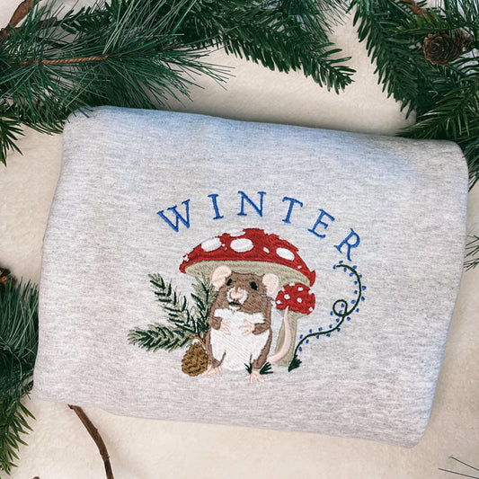 Winter Mouse - Sweatshirt / Hoodie