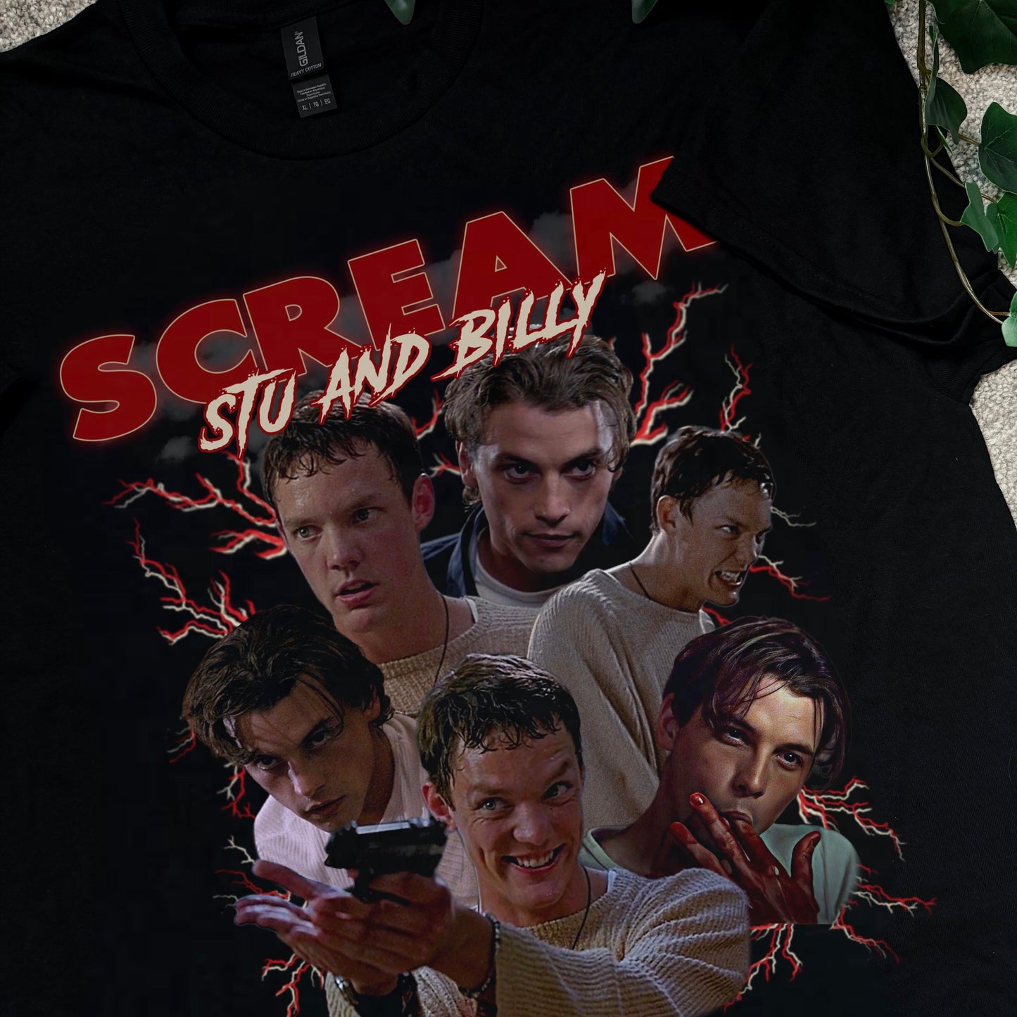 Scream - Stu & Billy - Printed Tee (3-4 week process time)