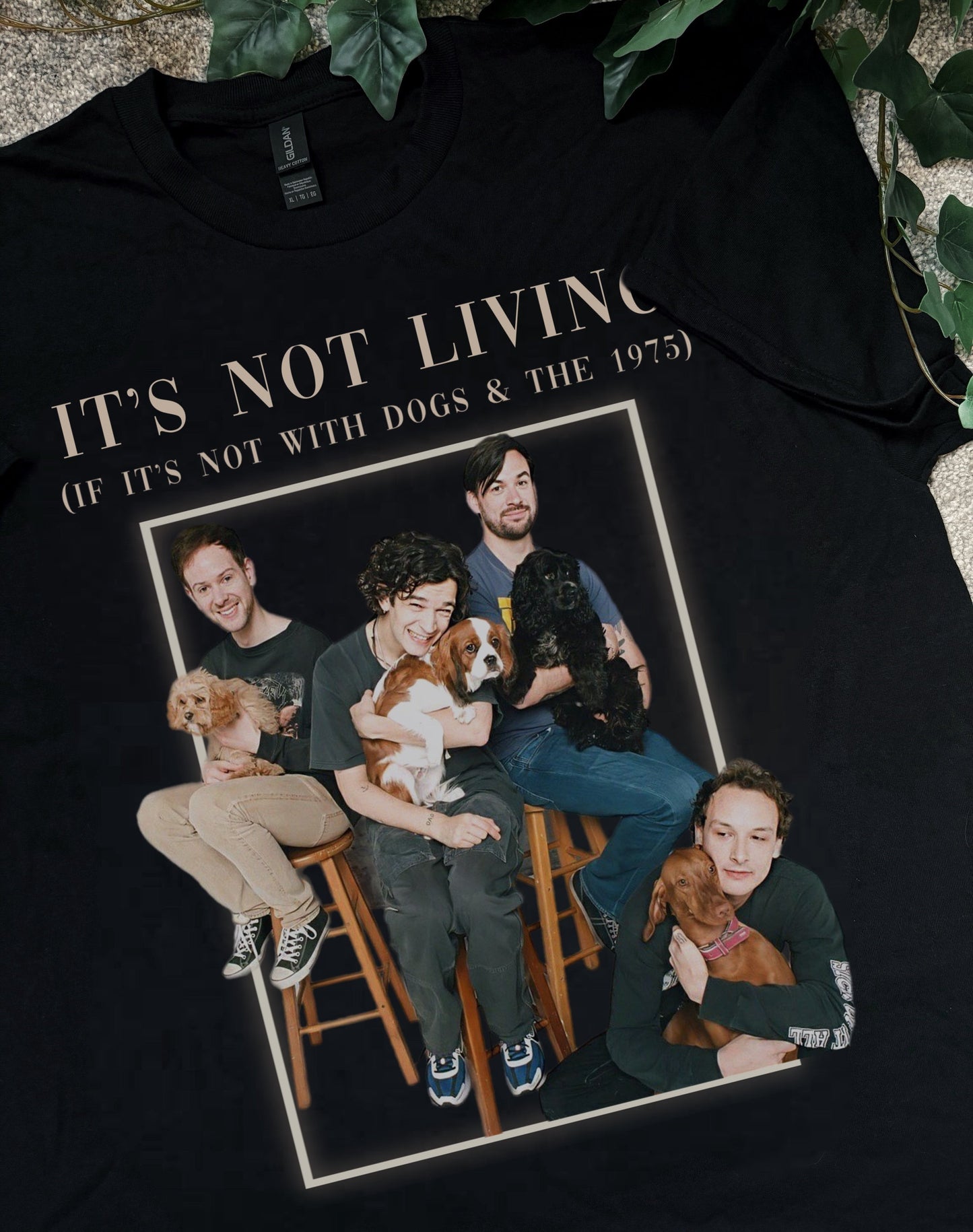 THE 1975 & Dogs - printed tee (3-4 week process time)