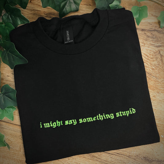 ‘I might say something stupid’ - Charli XCX - Apparel