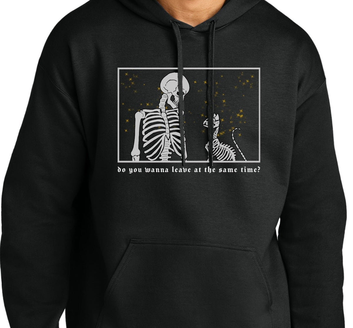 THE 1975 - Skeleton Cat - ‘Leave at the same time’ - Apparel (3-4 week process time)