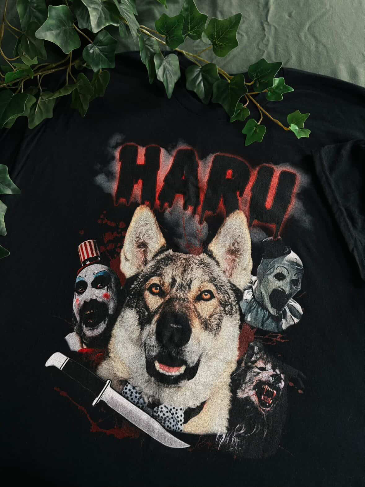 READ DESCRIPTION - Horror Style Pet Tee - personalised (2-4 week turnaround)