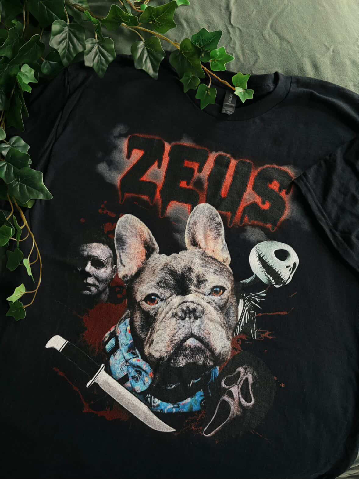 READ DESCRIPTION - Horror Style Pet Tee - personalised (2-4 week turnaround)