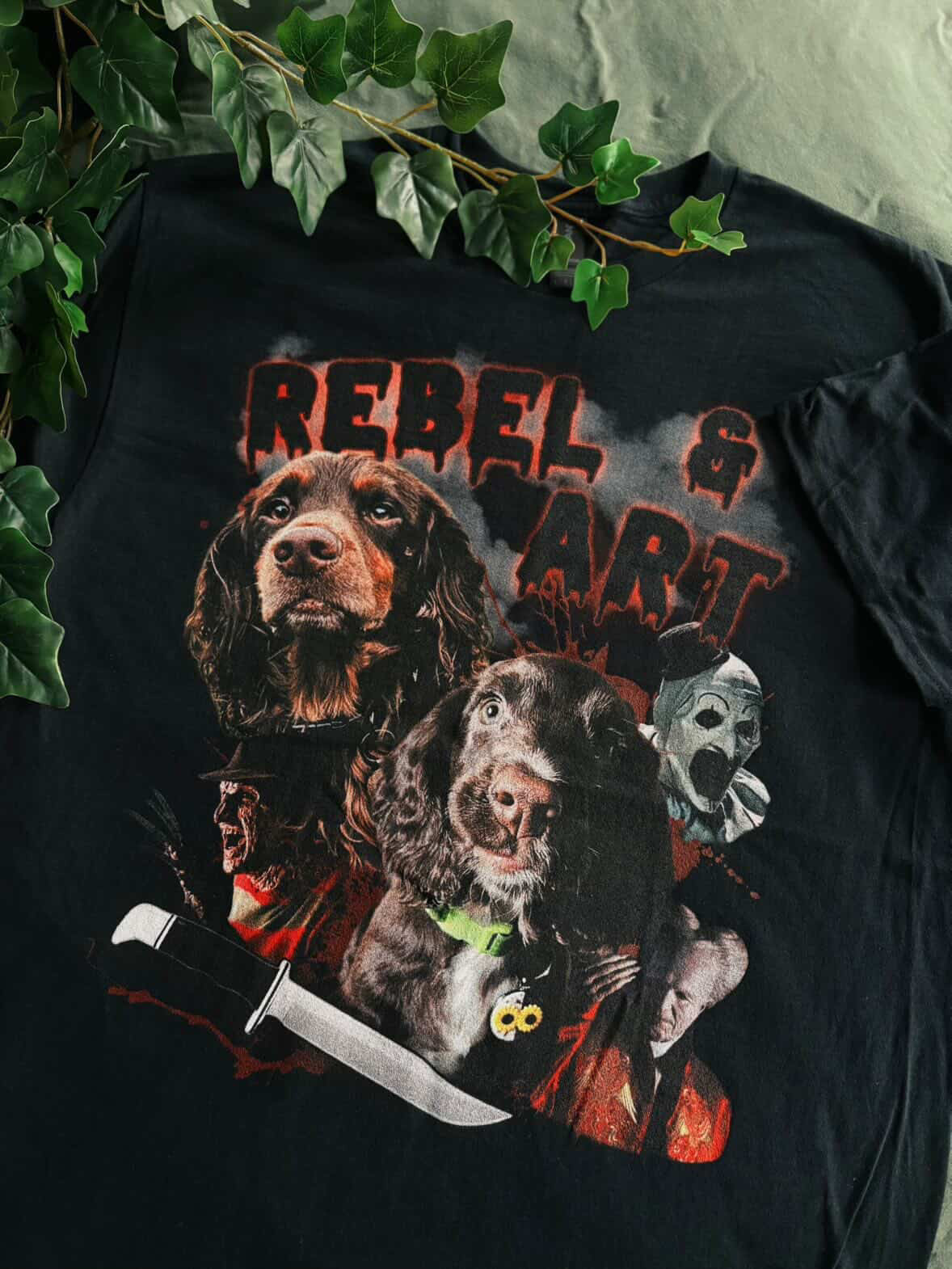 READ DESCRIPTION - Horror Style Pet Tee - personalised (2-4 week turnaround)