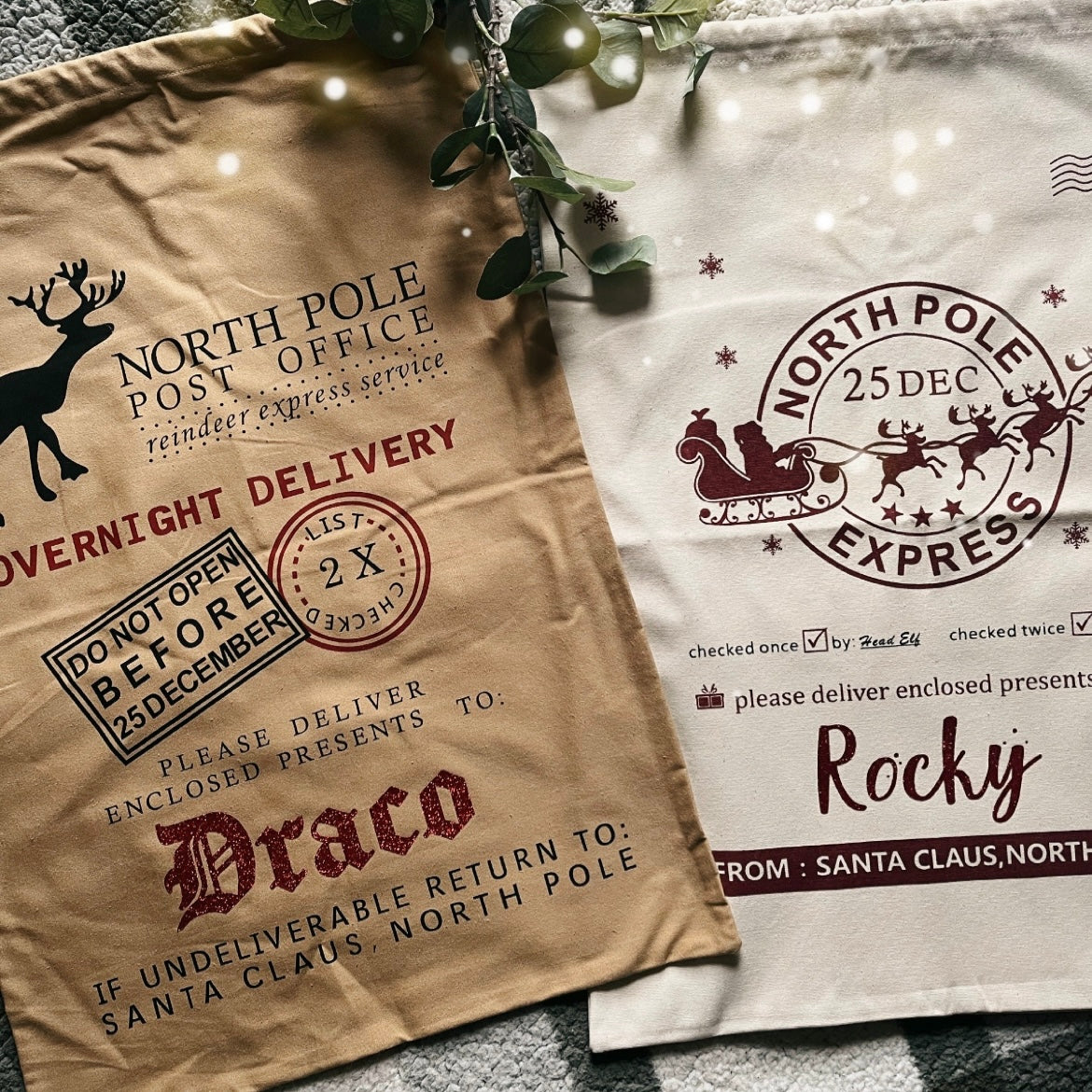 Personalised Christmas Santa Sack - Christmas stocking