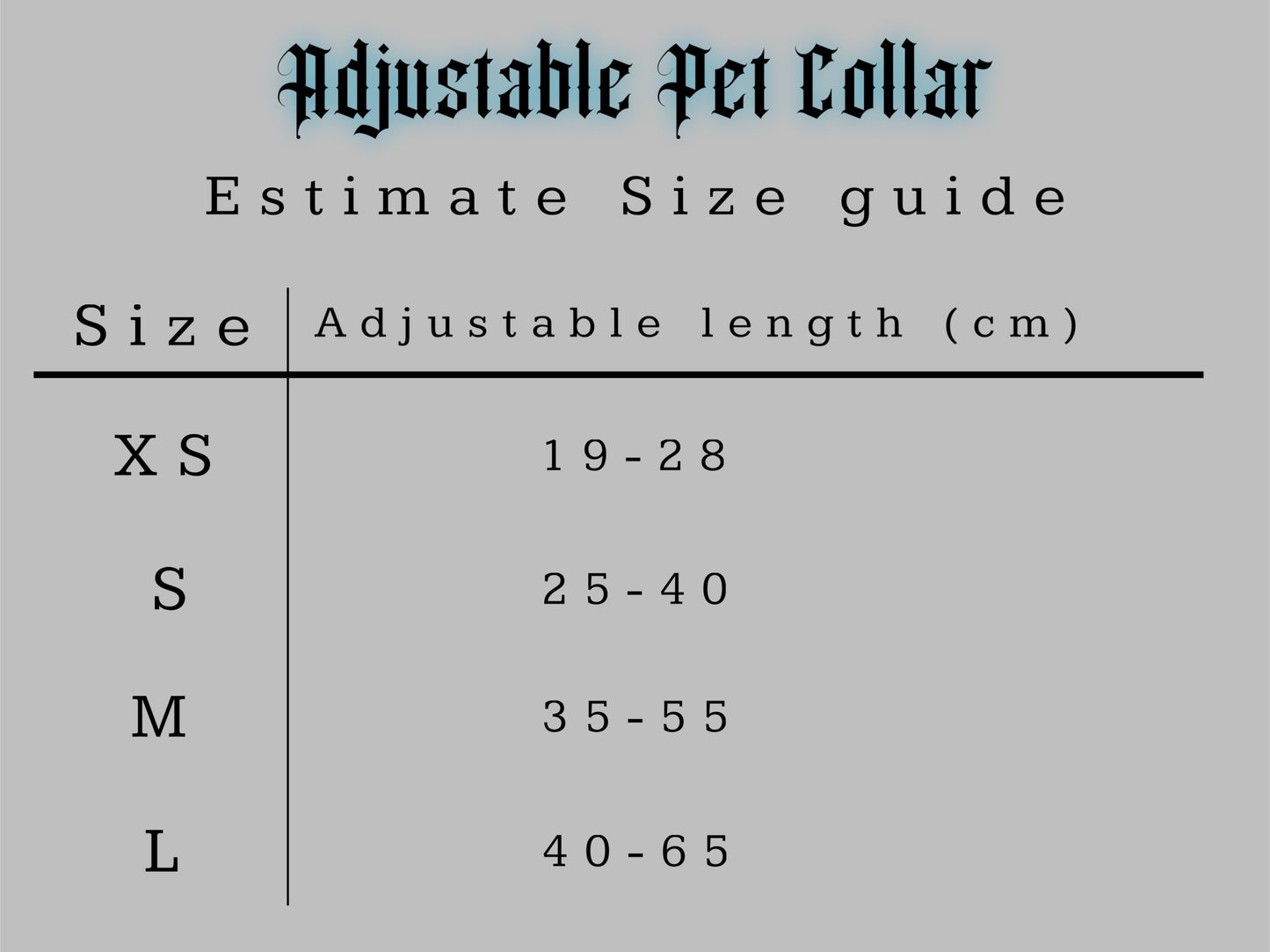 Horror - Adjustable Pet Collar