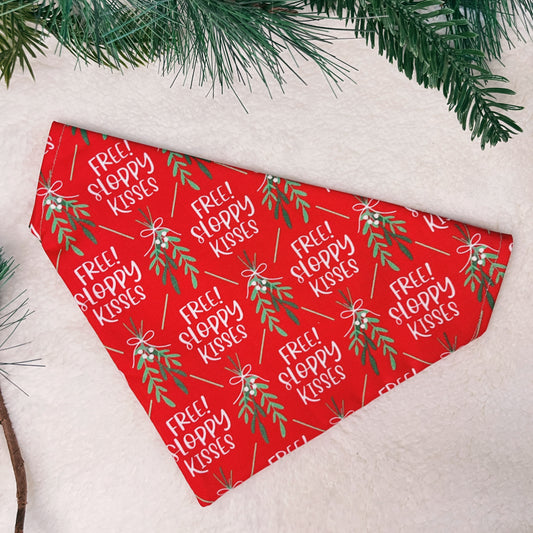 Free Sloppy Kisses - Pet Bandana