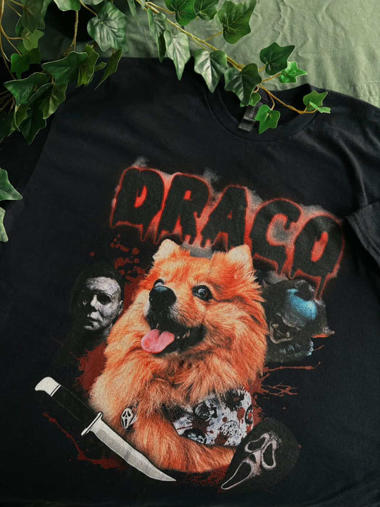 READ DESCRIPTION - Horror Style Pet Tee - personalised (2-4 week turnaround)