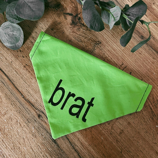 brat - Charli XCX - Pet Bandana