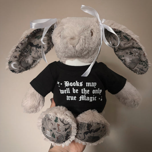 MADE TO ORDER - Fabric Bunny - Bookish