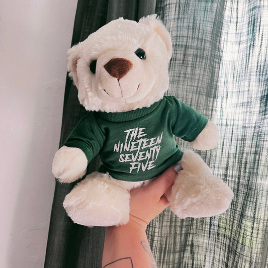 LIMITED EDITION - The 1975 White Bear Plushies - Green Tee