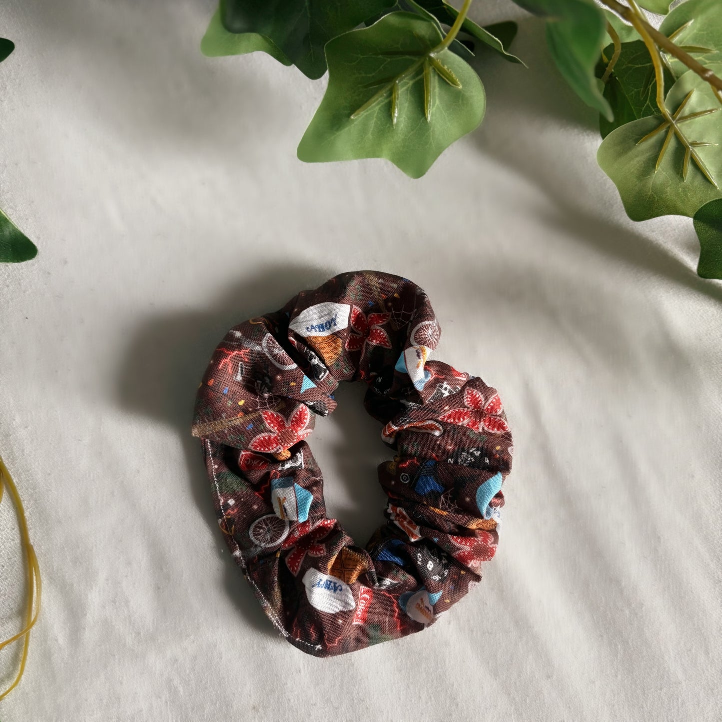 ‘Static in the 80’s - Red - Scrunchie