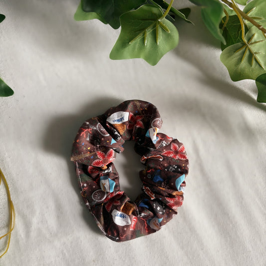 ‘Static in the 80’s - Red - Scrunchie