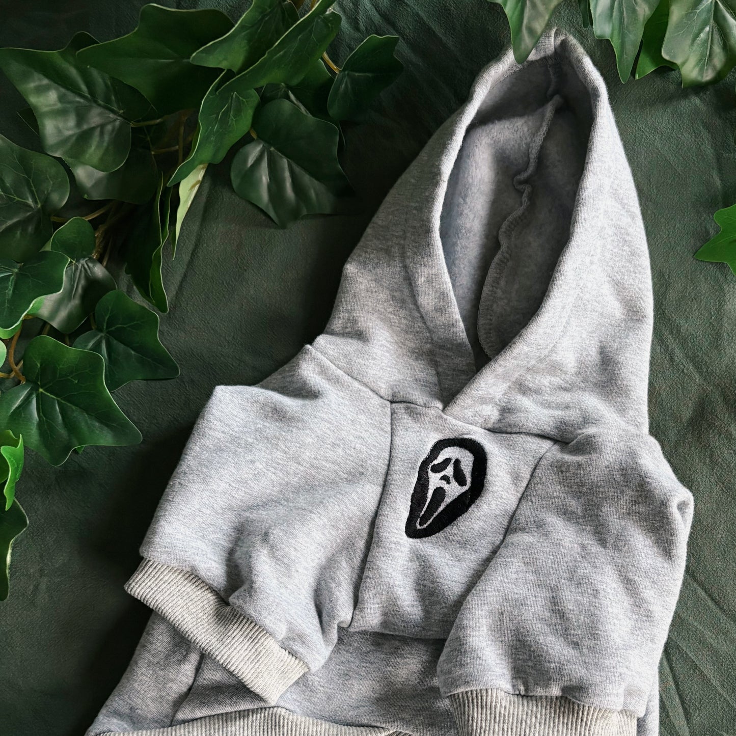 Ghostface - Horror - Grey Pet Hoodie