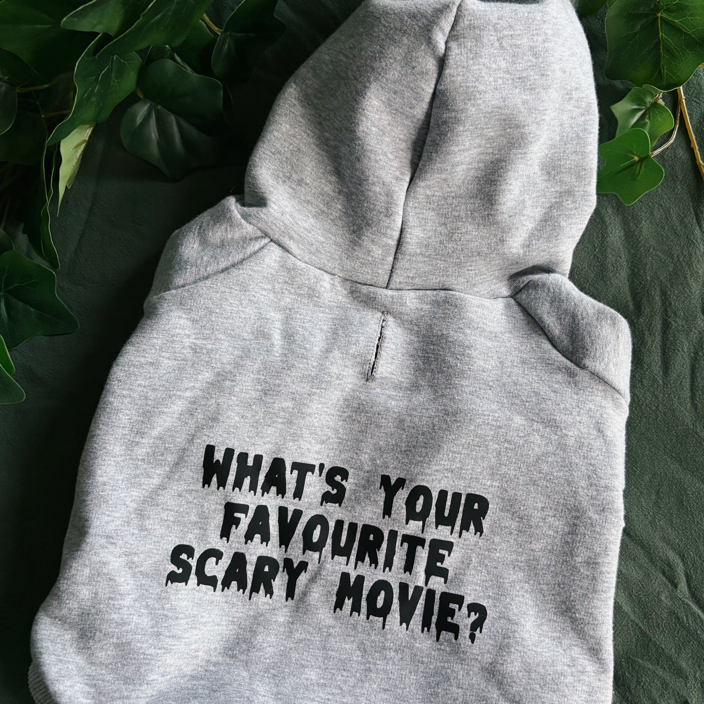 Ghostface - Horror - Grey Pet Hoodie