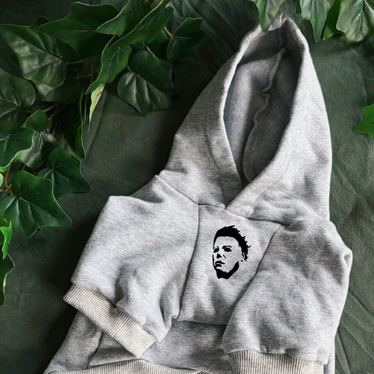 Michael Myers - Horror - Grey Pet Hoodie